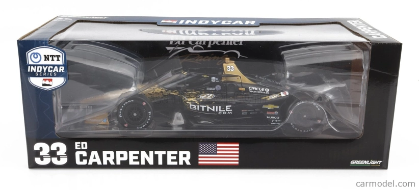 Greenlight Chevrolet Team Ed Carpenter Racing N 33 1:18, černozlatá