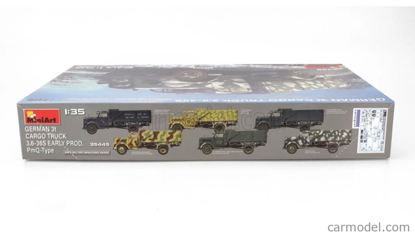 Miniart Opel Blitz Pmq Type German 3t Cargo Military Truck 1952 1:35 /