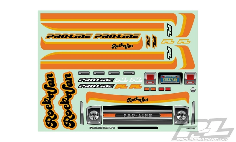 Karoséria číra '70s Rock Van pro (12.3) 313mm podvozok