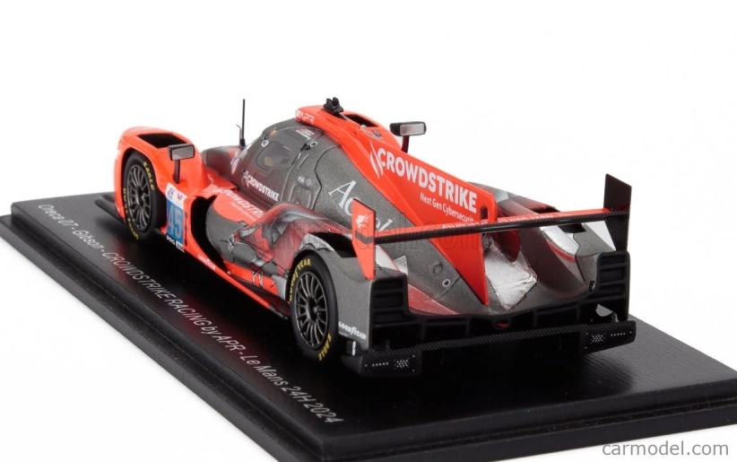 Spark-model Oreca 07 Gibson Gk428 4.2l V8 Team Crowdstrike Racing By Apr N 45 24h Le Mans 2024 Colin Braun - Nicky Catsburg - George Kurtz 1:43 Matt Red Black