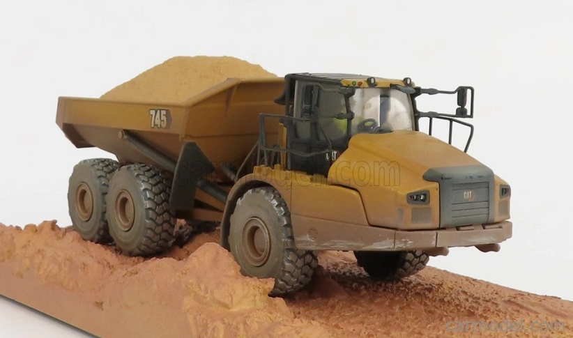 Dm-models Caterpillar Cat745 Kloubový dumper 1:50, žlutá