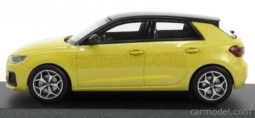 Audi A1 Sportback 2018 v mierke 1:43 Fyton Yellow - čierna