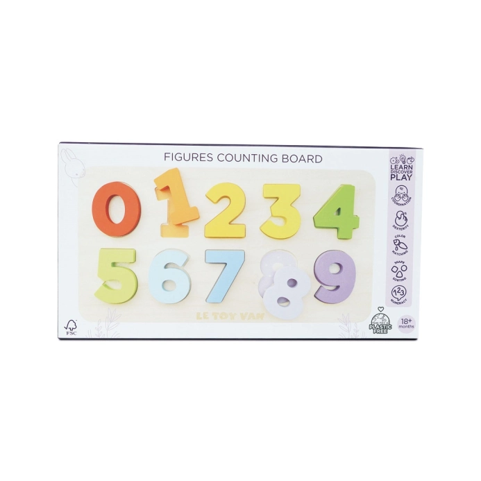 Le Toy Van Petilou Vkladacie puzzle s číslami