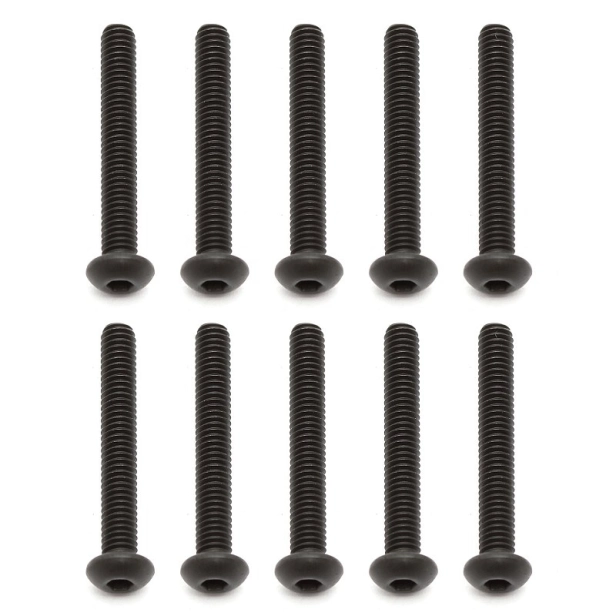 Imbusová skrutka so šošovkovitou hlavou, 2,5x18 mm BHCS, 10 ks