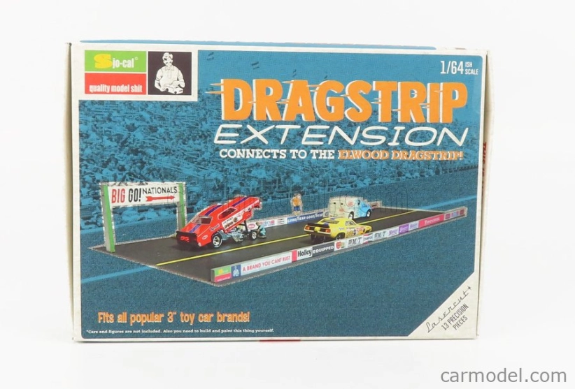 Sjo Accessories Diorama Dragstrip Kit Extension - Big Go Nationals 1:64 /