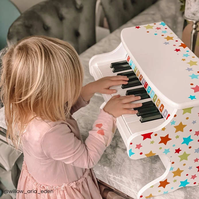 Bigjigs Toys Drevené klavírne hviezdy