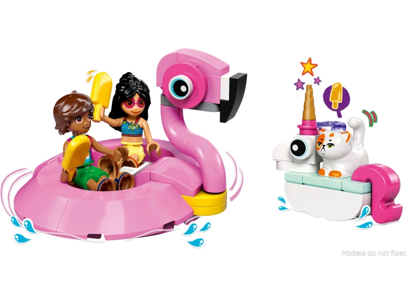 LEGO Friends - Zábava pri bazéne s jednorožcom a plameniakom
