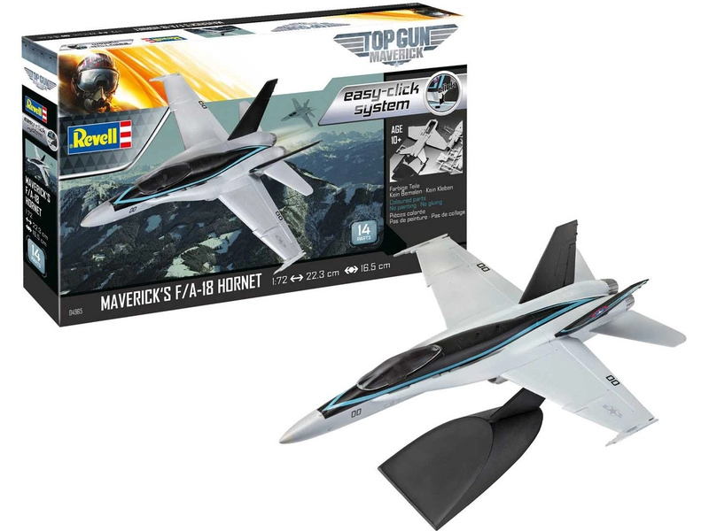 Revell EasyClick Maverick's F/A-18 Hornet Top Gun (1:72) (sada)