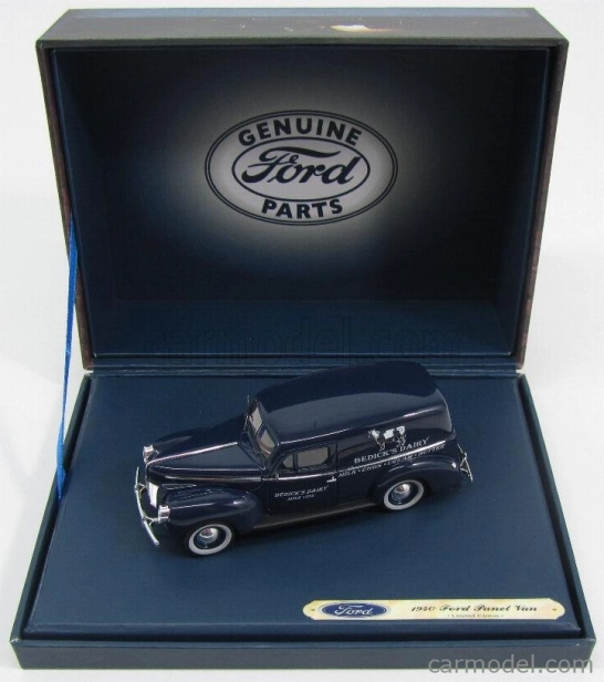 Genuine-ford-parts Ford usa Panel Van Bedick's Dairy Milk Eggs Cream Butter 1940 1:43 Blue