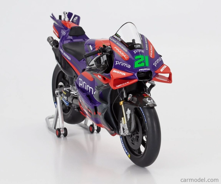 Nzg Ducati Desmosedici Gp24 Team Pramac Racing N 21 Motogp Season 2024 Franco Morbidelli 1:12 Fialová Červená Černá