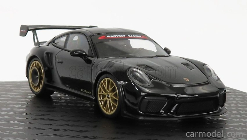 Minichamps Porsche 911 991-2 Gt3 Rs Mr Team Manthey Racing 2018 - Golden Rims 1:43 Black