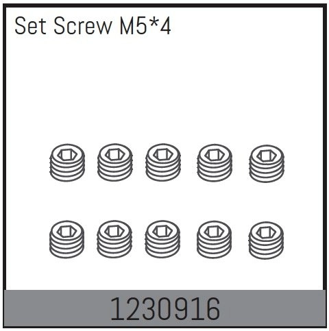 1230916 - Set Screw M5*4