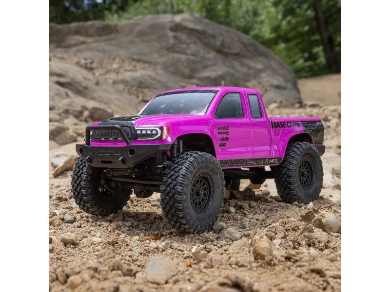 RC auto Axial SCX24 Base Camp 1:24 4WD RTR, růžová