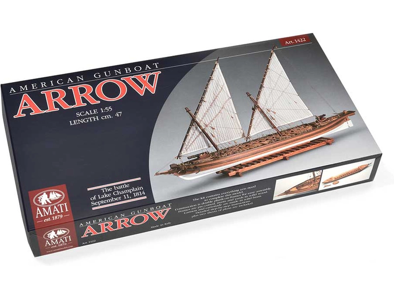 AMATI Arrow bojová loď 1814 1:55 kit