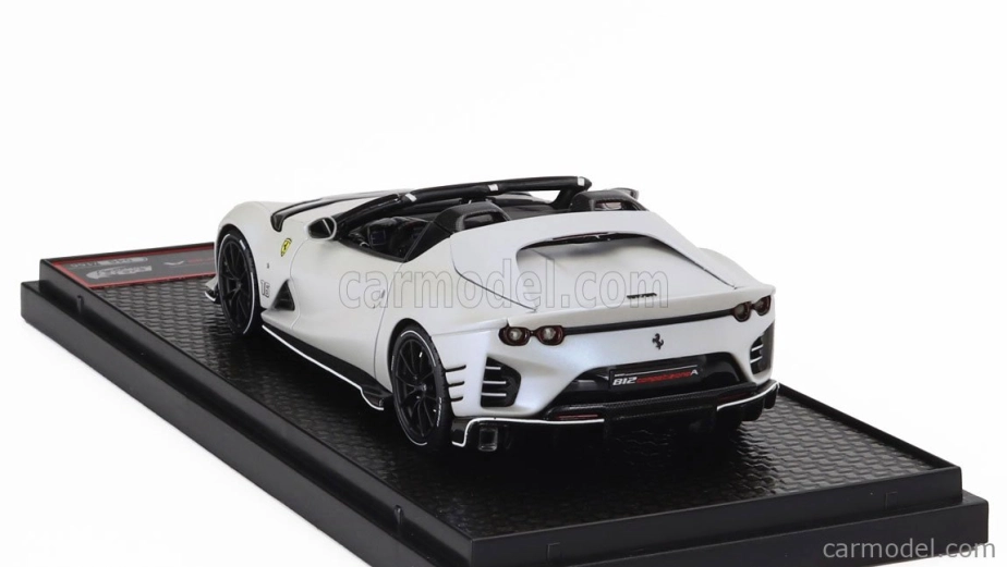 Bbr-models Ferrari 812 Competizione A Spider N 16 Osobné auto Charles Leclerc 2022 1:43 Bianco Onda Marina - matná biela