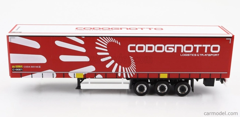 Herpa Trailer Přívěs pro Truck Codognotto Logistic Transports - Rimorchio Telonato 1:87