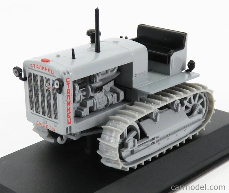 Edicola Stalinets 65 Tractor Cingolato 1937 - Damage Blister Box 1:43 Světle Šedá