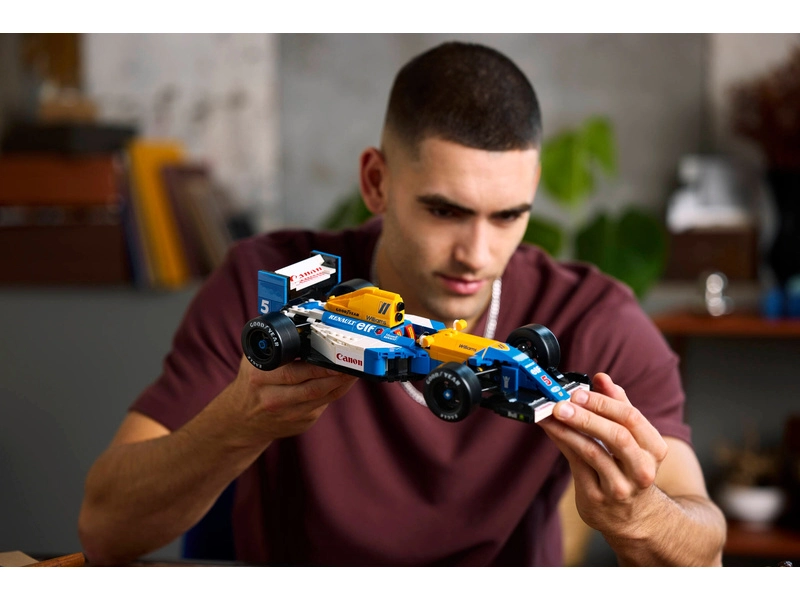 Ikony LEGO - Williams Racing FW14B a Nigel Mansell