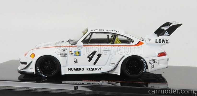 Ixo-models Porsche 911 993 Rwb Lbwk N 41 Racing 1996 1:43 Bílá | RCprofi.cz