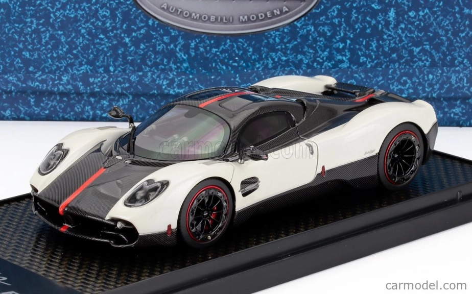 Bbr-models Pagani Utopia 2022 1:43 White Carbon - Bianco Benny Carbonio