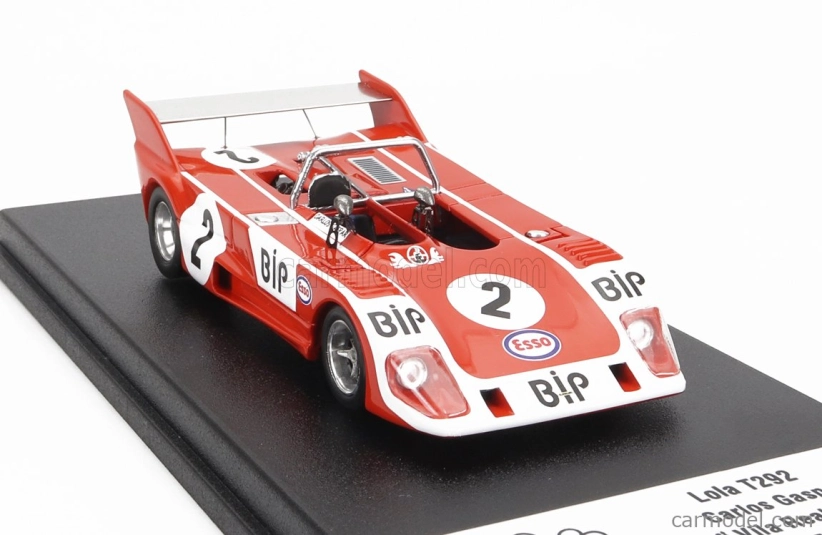 Trofeu Lola T292 Sider N 2 Winner Rally Vila Real 1973 Carlos Santos 1:43 Oranžová Bílá