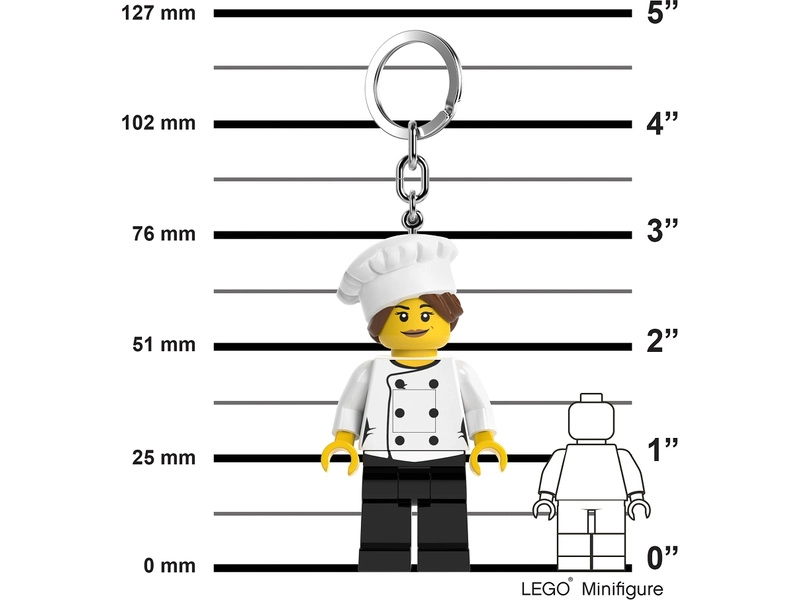 LEGO svietiaca kľúčenka – Šéfkuchárka