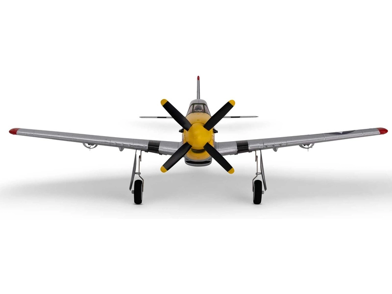 RC letadlo E-flite P-51D Mustang 0.49m Detroit Miss SAFE Select BNF Basic