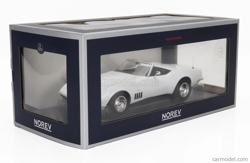 Norev Chevrolet Corvette Cabrio 1969 1:18 biely
