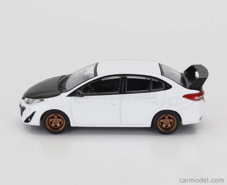 Pop-race-limited Toyota Vios Gr 2022 1:64 Bílá Černá