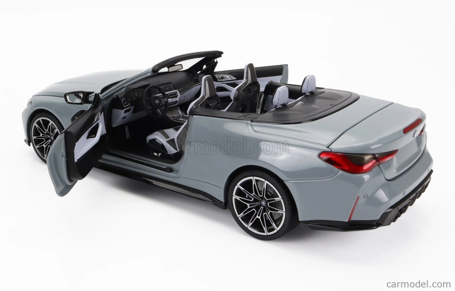 Minichamps BMW radu 4 M4 (g83) Cabriolet 2020 1:18 Grey Met