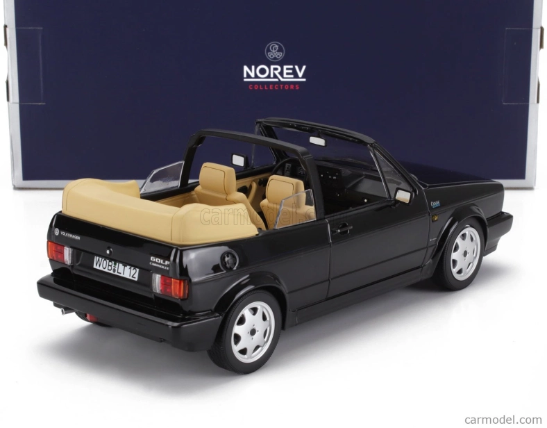 Norev Volkswagen Golf radu 1 Cabriolet 1992 1:18 čierny