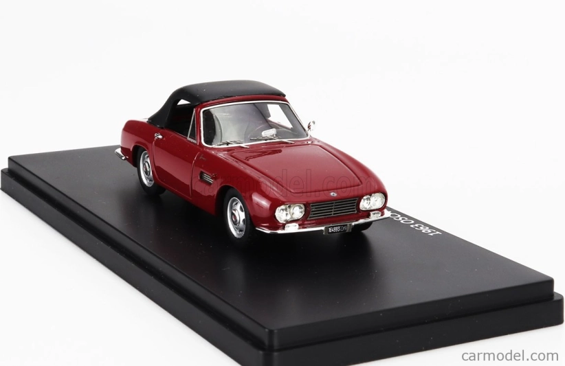 Esval model Osca 1600gt Fissore Cabriolet Closed 1963 1:43 Hnědá Černá