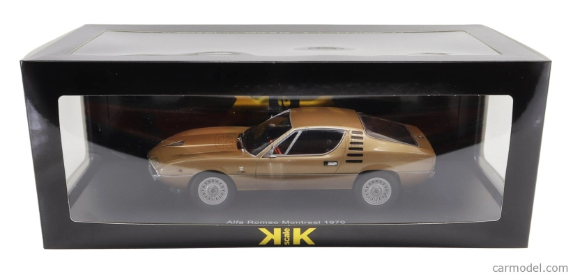Alfa romeo Montreal Black Interior 1970 1:18 Brown Met