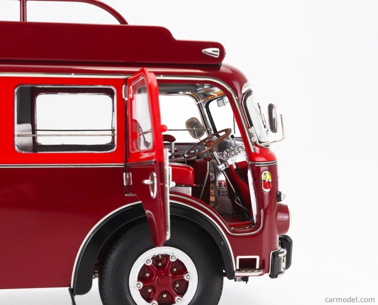 Cmc Fiat 642rn2 Truck Bartoletti F1 Ferrari Car Transporter 1957 1:18 Červená
