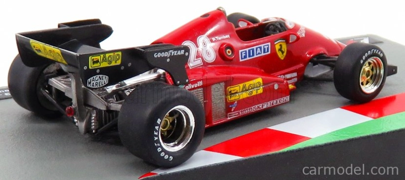 Edicola Ferrari F1 126 C3 N 28 Sezóna 1983 Rene Arnoux 1:43 Červená