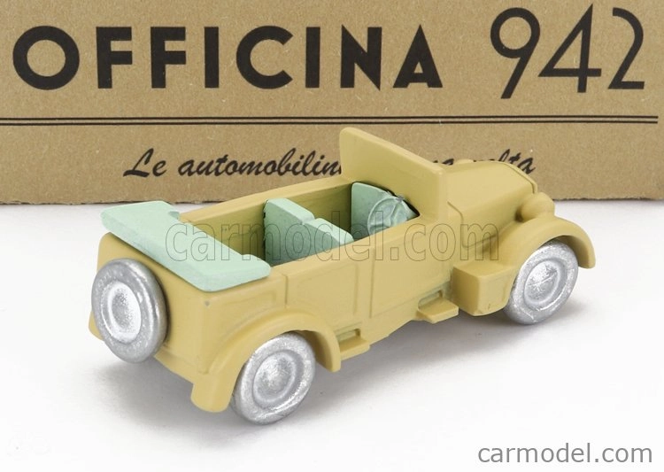 Officina-942 Fiat 1100 Militare Cabriolet Open 1939 1:76 Vojenský Písek