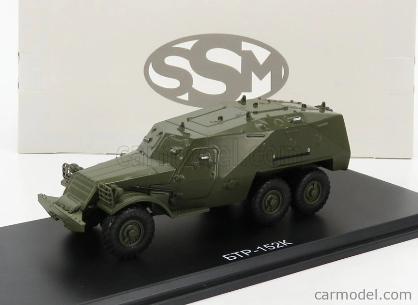 Start scale models Panzer Btr-152k Truck 6x6 Blindato 1951 1:43 Vojenská Zelená