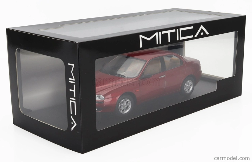 Mitica-diecast Alfa romeo 156 2.5 V6 24v 1997 – Beige Interior 1:18 Rosso Proteo Met Red
