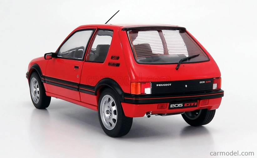 Solido Peugeot 205 1.9 Gti 1988 1:18 Červená