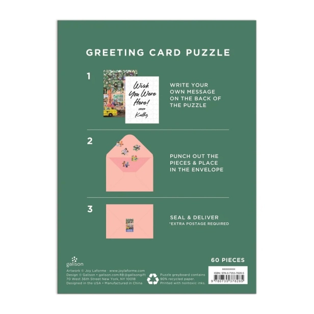 Galison Puzzle Pozdravy z Jarnej ulice 60 dielikov
