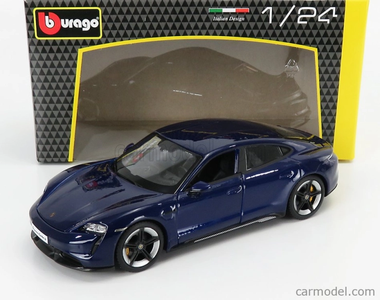 Bburago Porsche Taycan Turbo S 2019 Carrara 1:24 biela