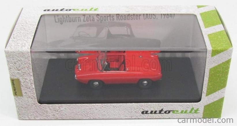 Autocult Lightbum Zeta Sports Roadster Spider 1963 1:43 Red