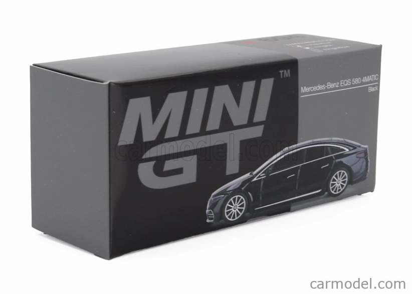Mini-gt Mercedes benz Eqs 580 4matic Lhd 2022 1:64 Black