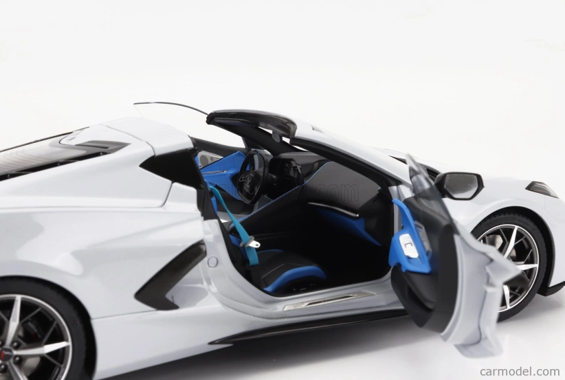 Autoart Chevrolet Corvette C8 Z51 Stingray Spider 2020 1:18 Keramická Matrice Šedá Met