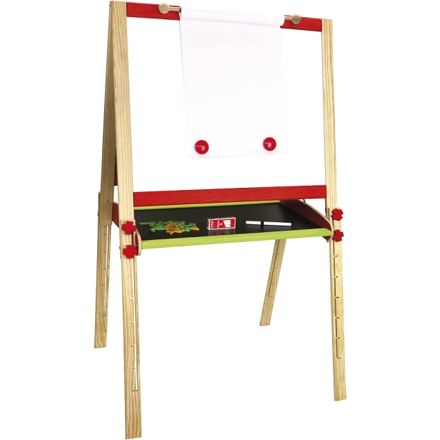 Jeujura Drevená multifunkčná doska so vzormi 66x54 cm a príslušenstvom