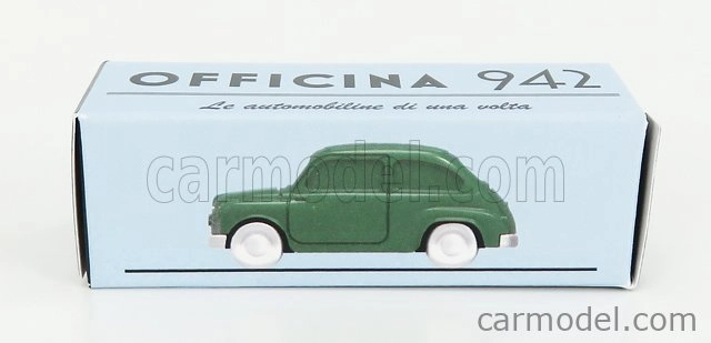 Officina-942 Fiat 600 1955 1:76 Tmavě Zelená