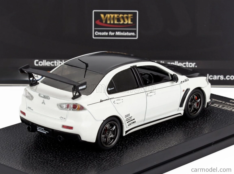 Vitesse Mitsubishi Lancer Evolution X 2008 1:43 Pearl White