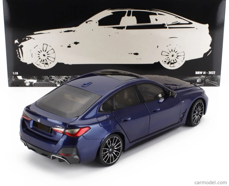 Minichamps BMW radu 4 I4 M50 (g26) 2022 1:18 Blue Met