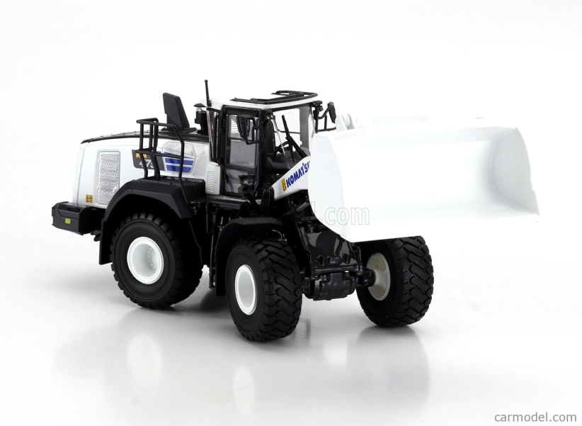Universal hobbies Komatsu Wa475-10 Ruspa Gommata Tractor Scraper 2010 1:50 biela čierna