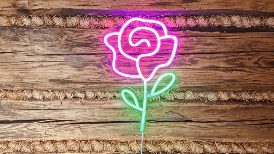 2Kids Toys LED NEON LIGHT lampička Ruža